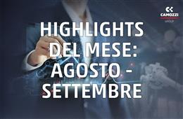 Camozzi Group - Highlights di Agosto e Settembre